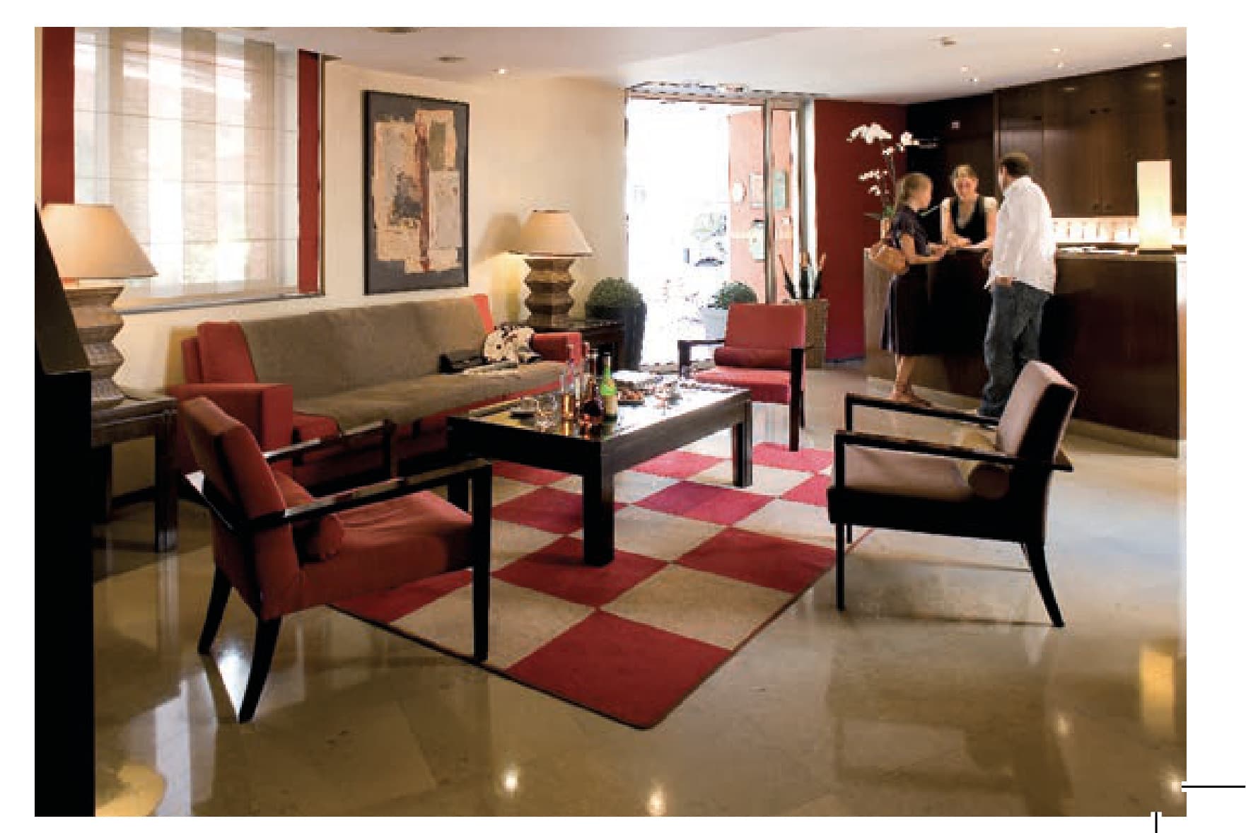 Hôtel Garonne 4★ Toulouse — lobby contemporain